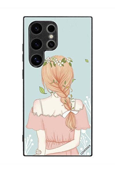 Covernex Protective Case Cover For Samsung Galaxy S24 Ultra Standing Girl Loo...
