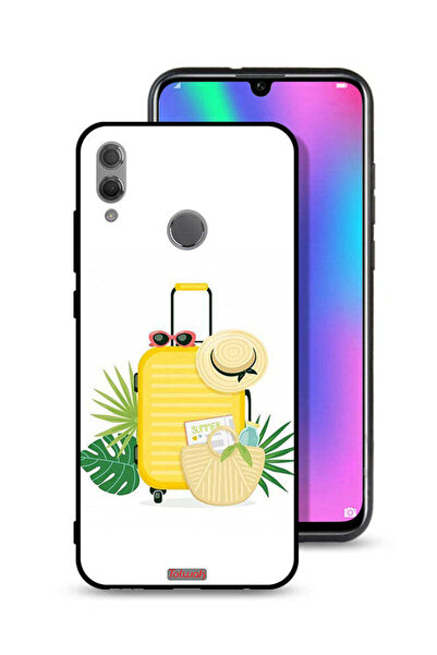 Tolwak غطاء حماية لهاتف Honor 10 Lite برسومات فنية رقمية صيفية