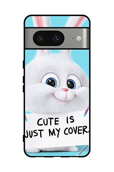 Covernex غطاء حماية لجهاز Google Pixel 8، أرنب لطيف هو مجرد غطاء خاص بي