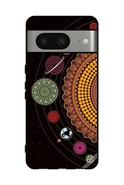 Covernex غطاء حماية لهاتف جوجل بيكسل 8 - فن ماندالا للنظام الشمسي