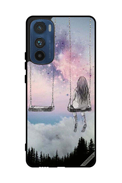 Covernex غطاء حماية لهاتف موتورولا إيدج 30 برسومات فتاة وحيدة