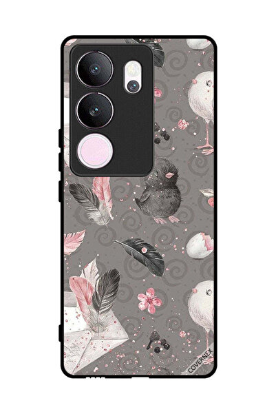 Covernex غطاء حماية لهاتف فيفو V29 برو - ريش وفراخ