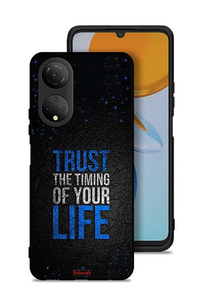 Tolwak Honor X7 Protective Case Cover Trust The Timing Of Your Life