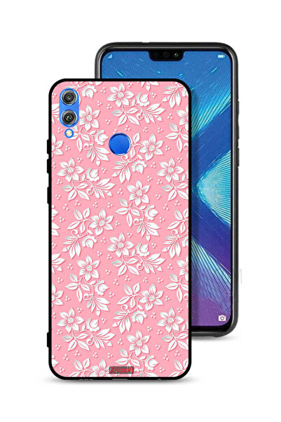 Tolwak Honor 8X Protective Case Cover Flowers Background Pattern