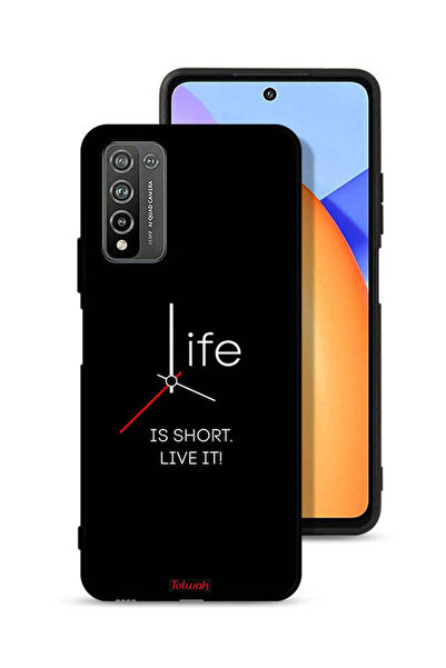 Tolwak Honor 10X Lite Protective Case Cover Life Is Short Live It