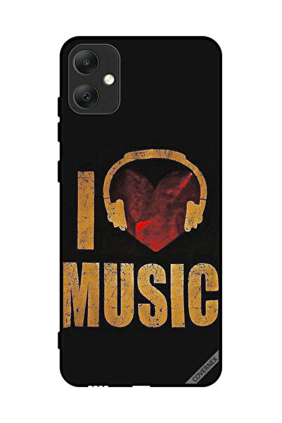 Covernex غطاء حماية لهاتف سامسونج جالاكسي A05 - أنا أحب الموسيقى فينتاج