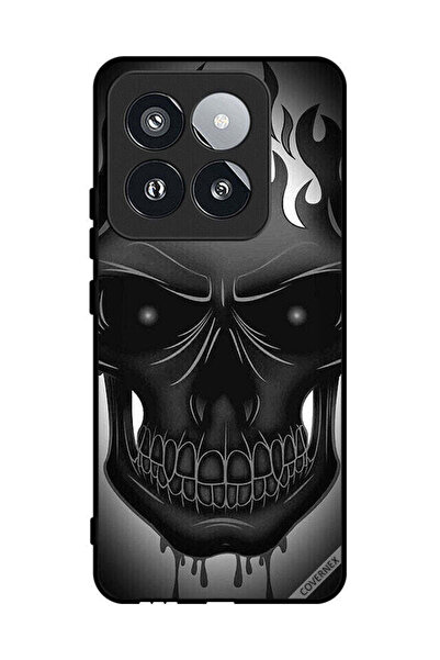 Covernex غطاء حماية لهاتف شاومي 14 برو - رسمة جمجمة