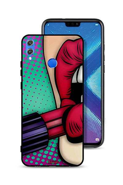 Tolwak غطاء حماية لهاتف Honor 8X أحمر شفاه