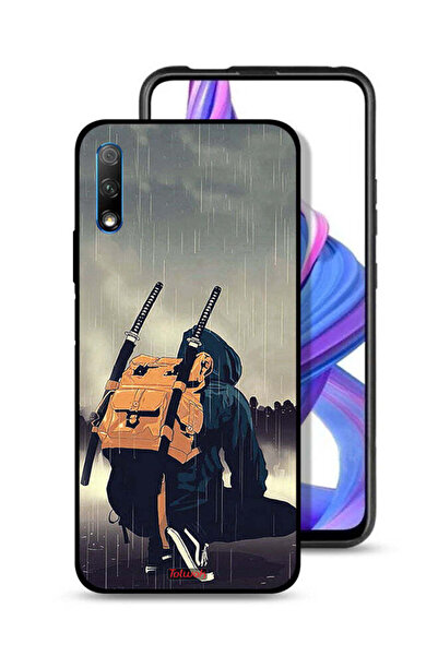 Tolwak غطاء حماية لهاتف Honor 9X (الصين) بتصميم سيف ساموراي رقمي