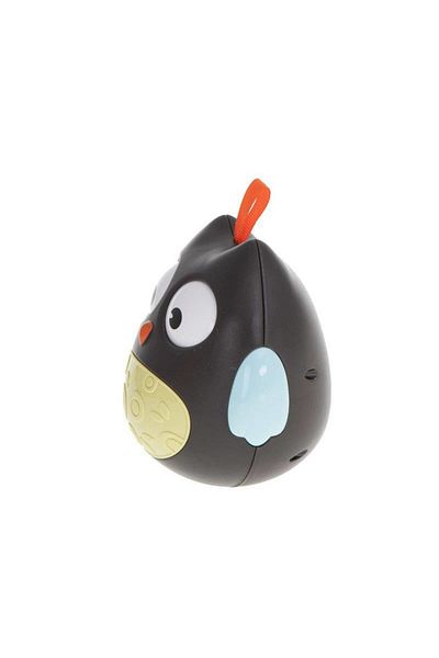 Ikonka Sensory toy for babies, KIK, Owl model, 3 months+, 10 x 9 x 11 cm, Brown