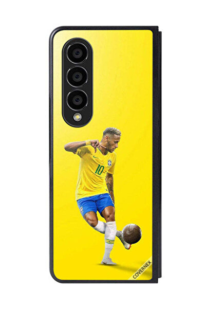 Covernex غطاء حماية لهاتف سامسونج جالاكسي زد فولد 4 نيمار مع كرة القدم