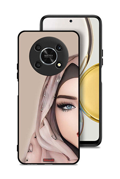 Tolwak غطاء حماية لهاتف Honor X30 5G برسم فتاة نصف وجه