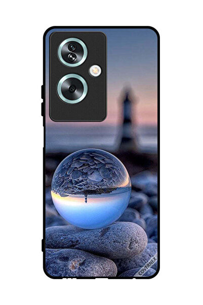 Covernex غطاء حماية لهاتف Oppo A79 - تصوير رائع للطبيعة في زجاج دائري