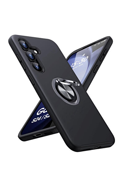 TYBO Husa de protectie pentru Samsung Galaxy S25 Plus, Hybrid Antisoc, Kickst...