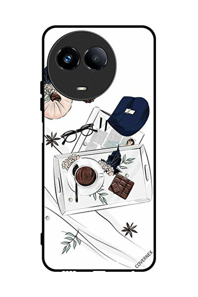 Covernex غطاء حماية لهاتف Realme 11 5G برسومات قهوة وشوكولاتة