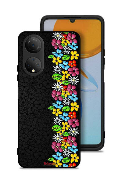 Tolwak غطاء حماية لهاتف Honor X7 - فلاورز لاين