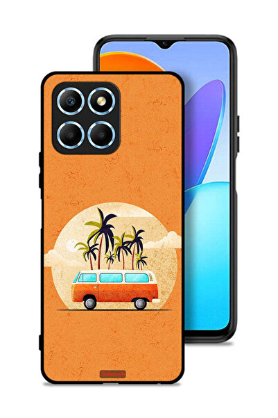 Tolwak Honor X8 5G Protective Case Cover Bus Art