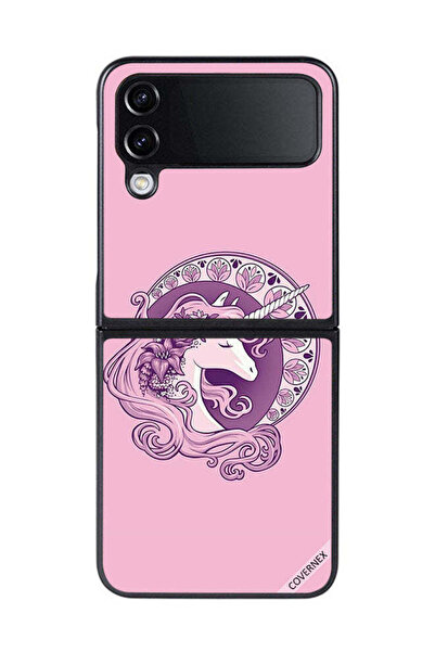 Covernex غطاء حماية لهاتف سامسونج جالاكسي زد فليب 4 بطبعة يونيكورن آرت