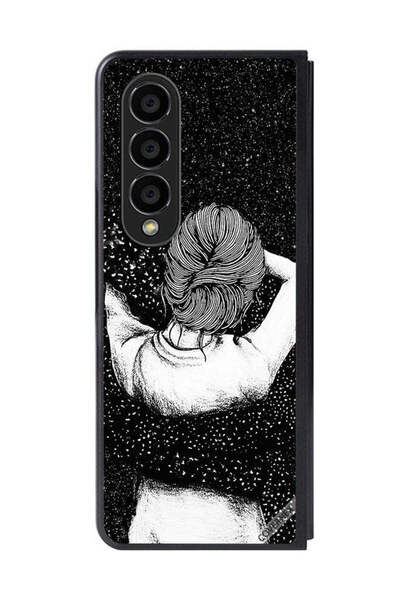 Covernex غطاء حماية لهاتف سامسونج جالاكسي زد فولد 4 - خيال فتاة دودل الليلية