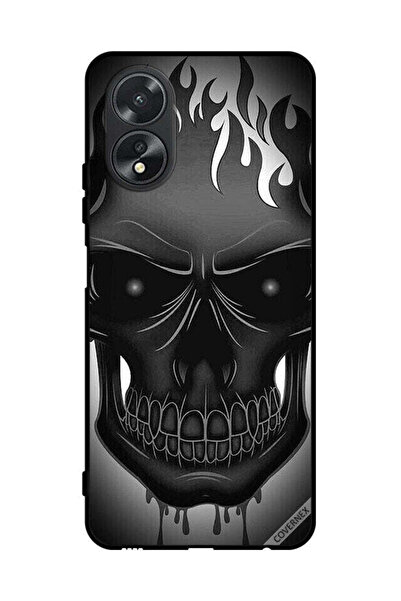 Covernex غطاء حماية لهاتف Oppo A38 - رسمة جمجمة