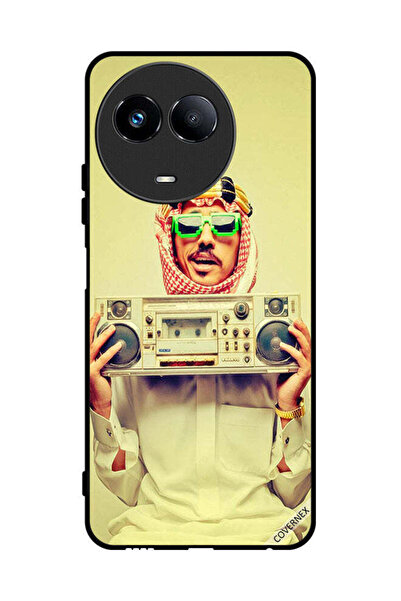 Covernex غطاء حماية لهاتف Realme 11 5G يحمل جهاز موسيقى عتيق