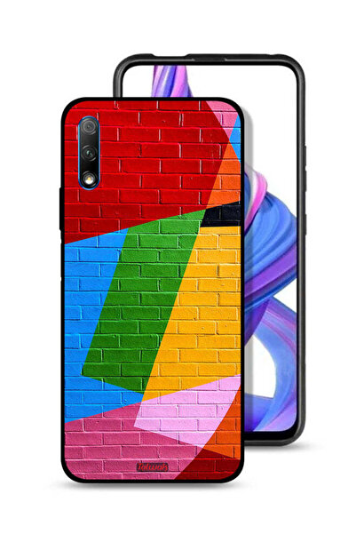 Tolwak غطاء حماية لهاتف Honor 9X (الصين) مع لوحة جدارية ملونة