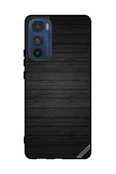 Covernex غطاء حماية لهاتف موتورولا إيدج 30 بنمط خشبي داكن