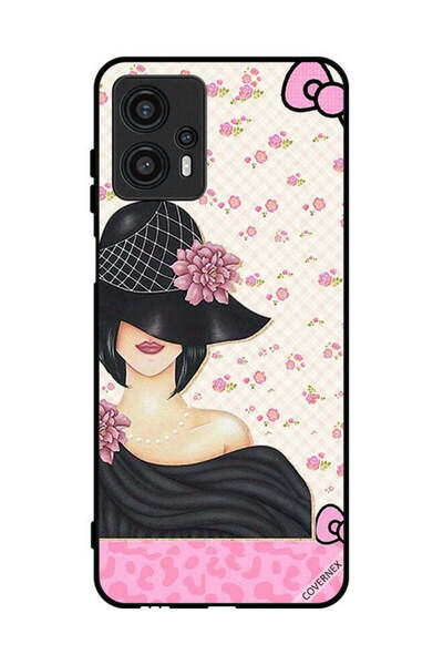 Covernex غطاء حماية لهاتف موتورولا موتو جي 13 - فتاة القبعة