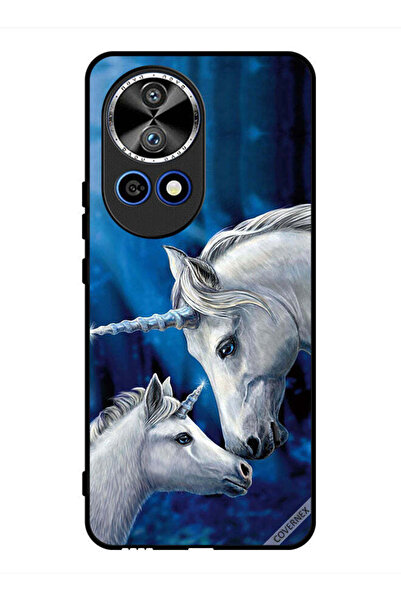 Covernex غطاء حماية لهاتف هواوي نوفا 12 برو - محب يونيكورن - طفل يونيكورن