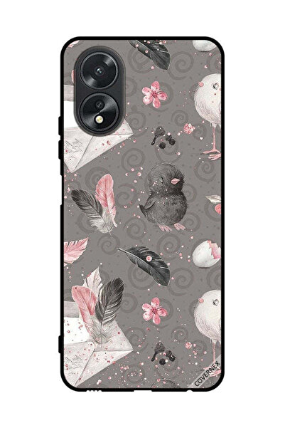 Covernex غطاء حماية لهاتف Oppo A38 - ريش وفراخ