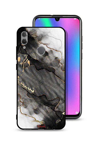 Tolwak غطاء حماية لهاتف Honor 10 Lite بلون رخامي لامع