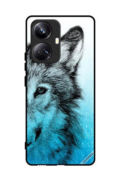 Covernex غطاء حماية لهاتف Realme 10 Pro Plus نصف وجه ذئب