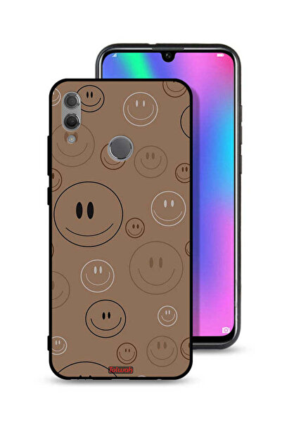 Tolwak غطاء حماية لهاتف Honor 10 Lite بنقشة وجوه مبتسمة
