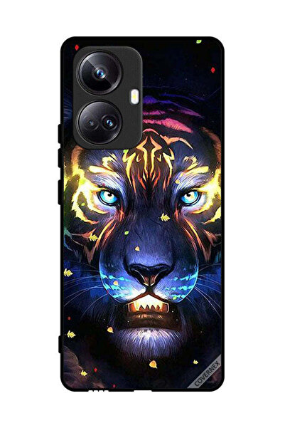 Covernex غطاء حماية لهاتف Realme 10 Pro Plus مع مشبك فني على شكل أسد