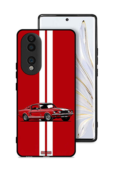 Tolwak Honor 70 Protective Case Cover Vintage Car Abstract Art