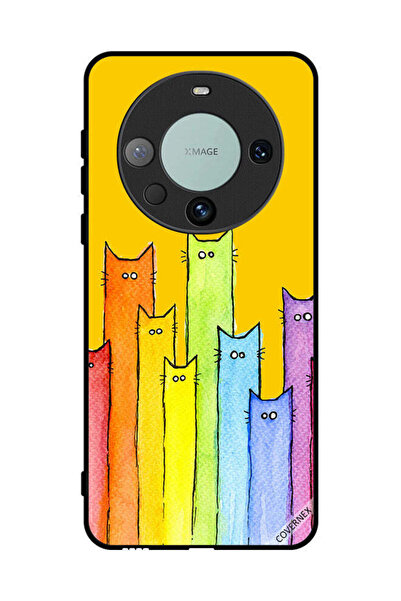 Covernex غطاء حماية لهاتف هواوي ميت 60 برو بلس - تصميم دمية قطة