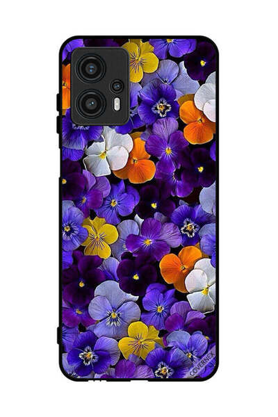 Covernex غطاء حماية لهاتف موتورولا موتو جي 13 - زهور صغيرة