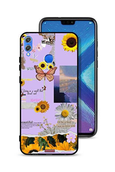 Tolwak غطاء حماية لهاتف Honor 8X بملصقات عباد الشمس الجميلة