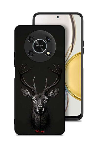 Tolwak غطاء حماية Honor X30 5G بتصميم غزال فني رقمي