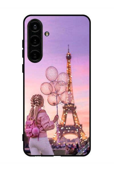 Covernex غطاء حماية لهاتف سامسونج جالاكسي S24 فتاة تحمل بالونات