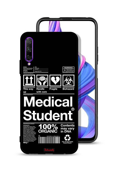 Tolwak غطاء حماية لهاتف هواوي Y9s، ملصق طالب الطب