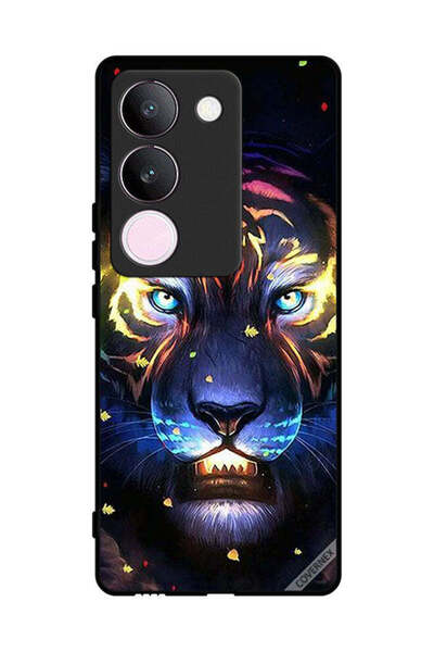 Covernex غطاء حماية لهاتف فيفو V29 - مشبك فني على شكل أسد