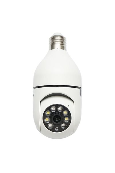 Breckner Germany Smart-bulb PTZ Surveillance Camera, WIFI 2.4G 1080P, Bulb Type E27 with Motion Sensor and YIIoT Appl