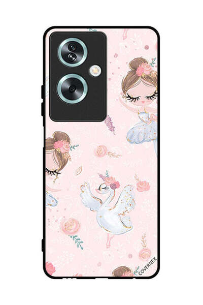 Covernex غطاء حماية لهاتف Oppo A79 - فتاة وزهور