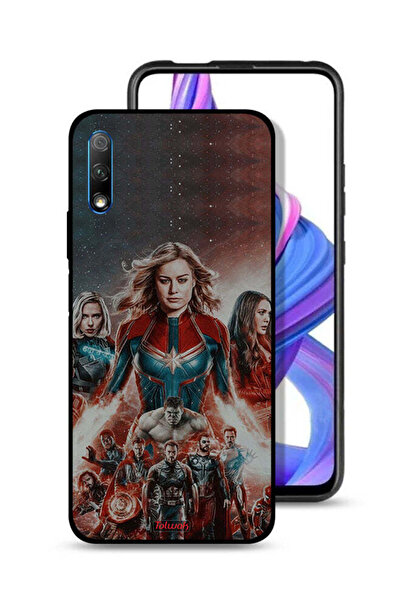 Tolwak غطاء حماية لهاتف Honor 9X (الصين) بتصميم Avengers