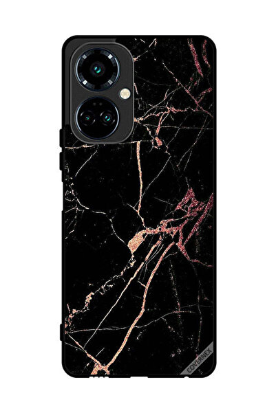 Covernex غطاء حماية لهاتف تكنو كامون 19 برو بنقشة رخامية متشققة