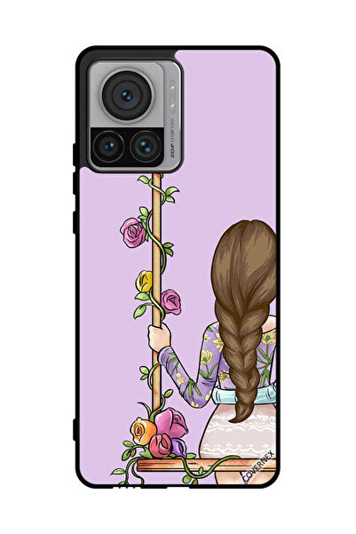 Covernex Protective Case Cover For Motorola Edge 30 Ultra Girl BFF Wallpaper