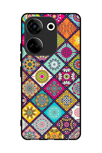 Covernex غطاء حماية لهاتف تكنو كامون 20 بنمط ماندالا بأشكال إسلامية