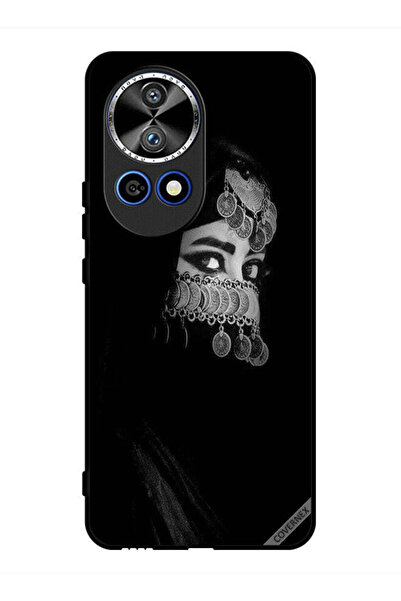 Covernex غطاء حماية لهاتف هواوي نوفا 12 برو، فتاة ذات عيون جميلة ووجه مزين با...