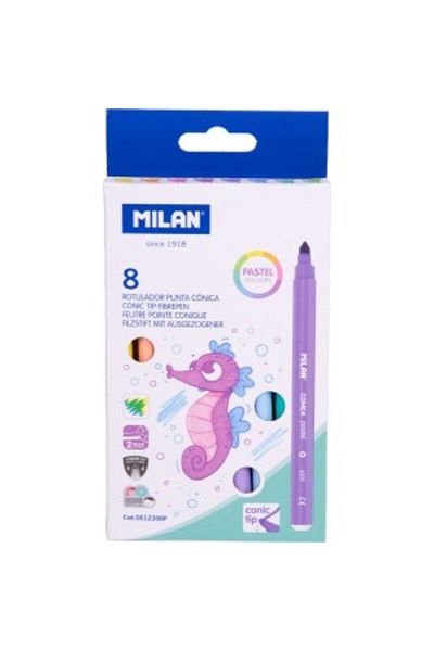 Milan Carioca 8 Pastel Colors by Milan